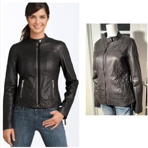 Michael Kors women’s quilted leather jacket